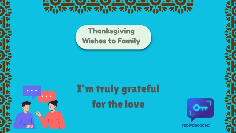 Thanksgiving Wishes to Family