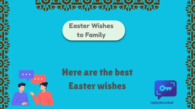 Easter Wishes to Family